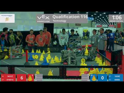 2018 VRC Tech Q116 - 3631Z 61601A vs 1028Z 6008Z - 53 to 72