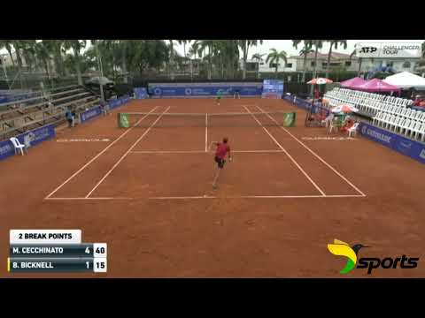 SPORTS: Bicknell Loses In ATP Challenger Debut | Highlights | Tennis