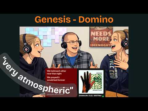 Daughters' First Listen - Genesis: Domino #33yearsapart #genesis #musicreaction
