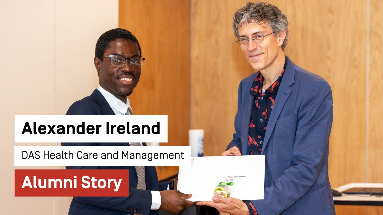 Alexander Ireland, DAS Health Care and  Management Alumnus