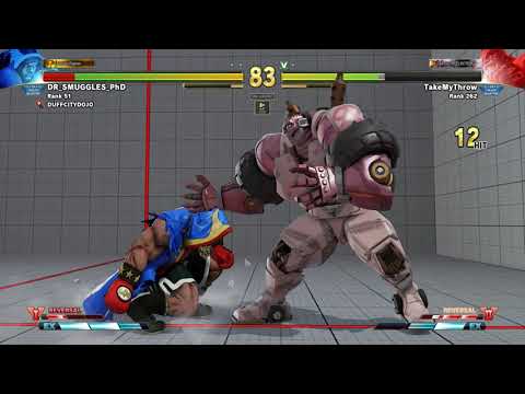 Smug (Balrog) vs Punk (Abigail) - Street Fighter 5 Arcade Edition