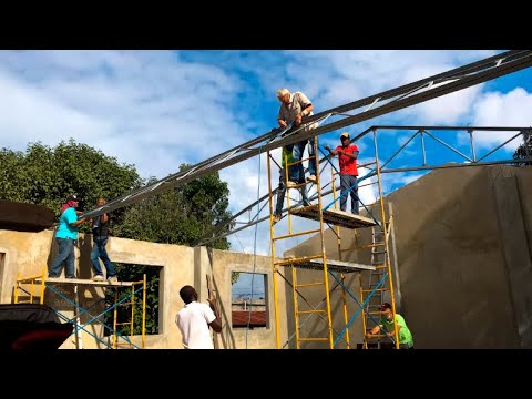 How to Build 36 Foot Steel Trusses