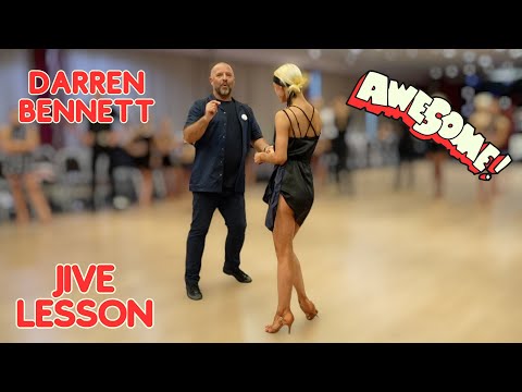 Darren Bennett - Jive Latin dance lesson | Roma Dance Cup
