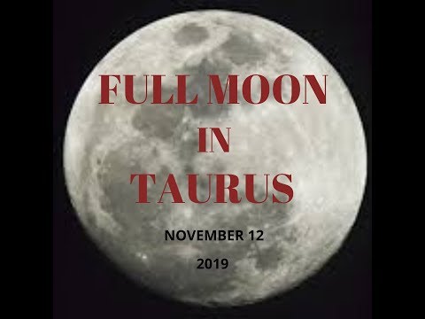 Full Moon in Taurus Nov 12th - 2019 by Levi Cosijn