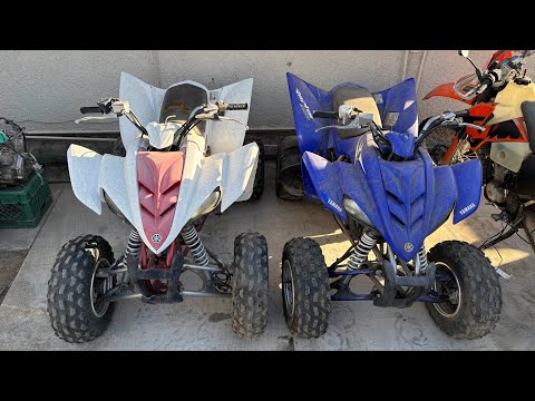 TWO $1700 YAMAHA RAPTOR 350 ATVs LEFT OUTSIDE FOR 10 YEARS. WILL THEY RUN?