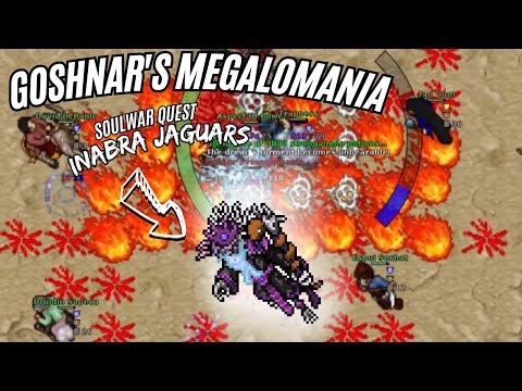 TIBIA - GOSHNAR'S MEGALOMANIA - SOULWAR FINAL BOSS INABRA JAGUARS - ED 390