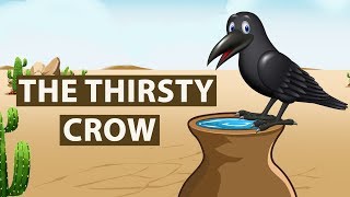 Thirsty Crow Story in English  Moral stories for K