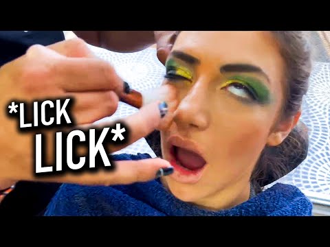 This MUA blends with his SALIVA