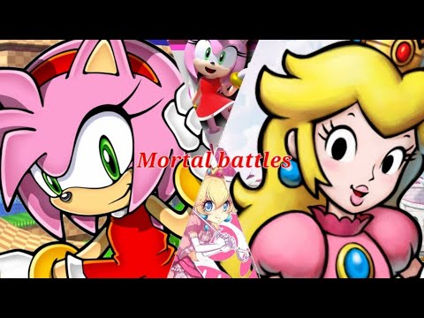 amy rose vs princess peach, sonic the Hedgehog/super Mario Bros. mortal battles, cap 2 season 1