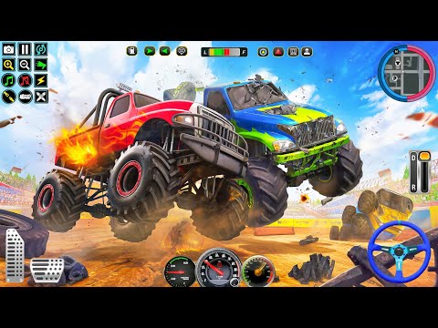 US Monster Truck Demolition Derby Battle Arena Crash Stunt Adventure Simulator - Android Gameplay.