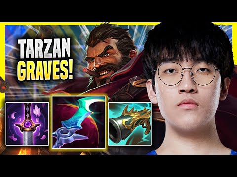 TARZAN WORLD CLASS WITH GRAVES! - LNG Tarzan Plays Graves JUNGLE vs Qiyana! | Season 2022