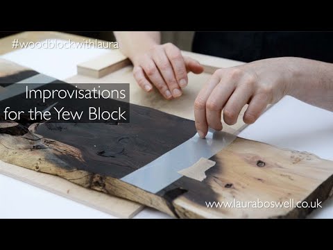 Japanese Woodblock With Laura Episode 23 - A Yew plank for Wood Grain