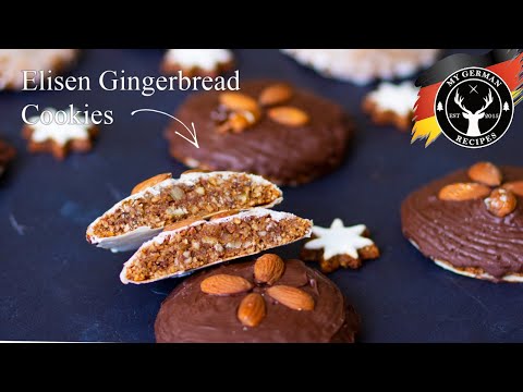 Elisen Gingerbread Cookies / Elisenlebkuchen - Germany's Best Gingerbread ✪ MyGerman.Recipes