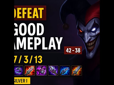😱 IL FAIT 7/3/13 EN FULL AP SHACO ET PERD LA GAME ?! 🤡 | Gameplay Silver vs Gold 🔥