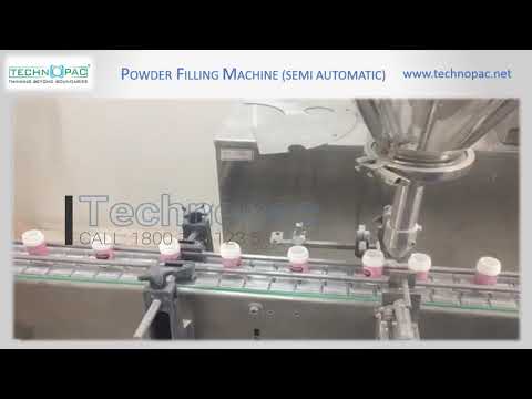 Semi Automatic Powder Filling Machine