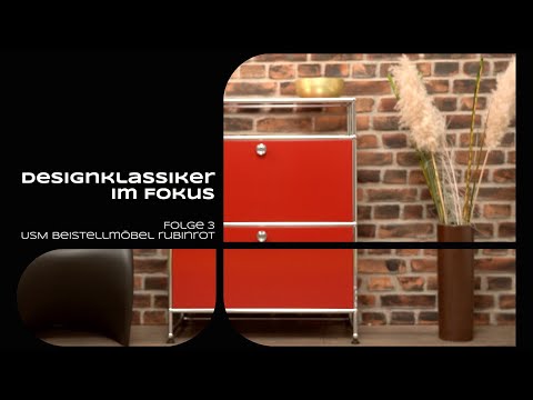 Das USM Beistellmöbel in rubinrot - DIF Folge 3