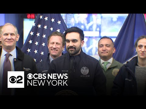 Watch Live: NYC Mayor Zohran Mamdani winter storm update