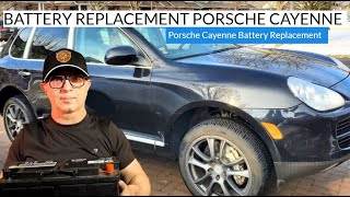 Porsche Cayenne Battery Replacement | Battery Replacement Porsche Cayenne DIY Tutorial