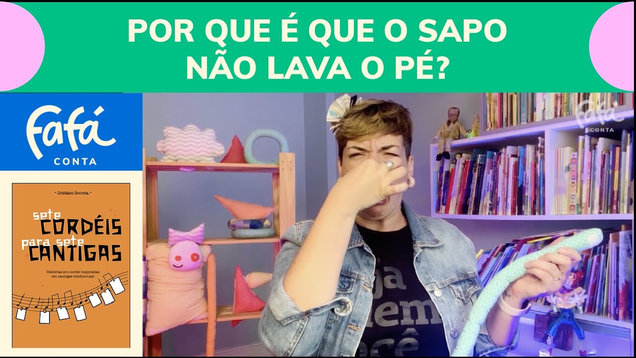 POR QUE É QUE O SAPO NÃO LAVA O PÉ? | Fafá Conta