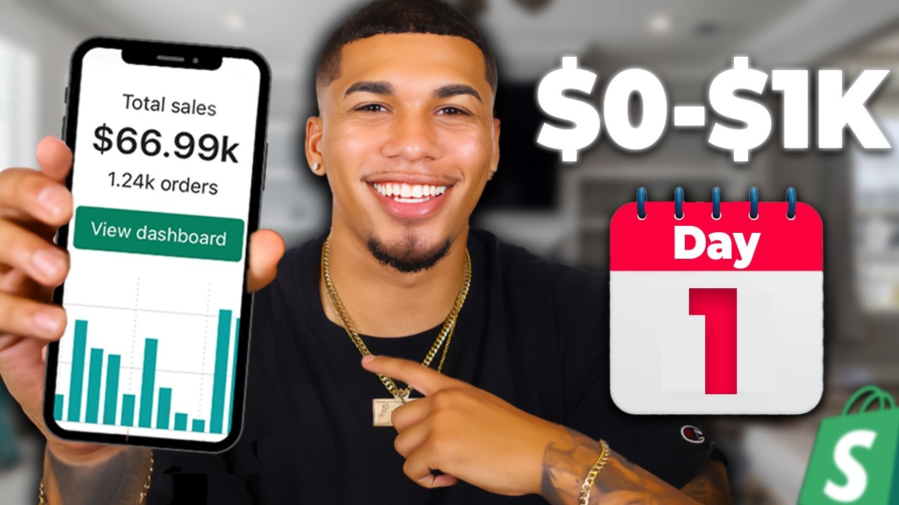 $0 TO $1,000+ in 7 DAYS with Shopify Dropshipping