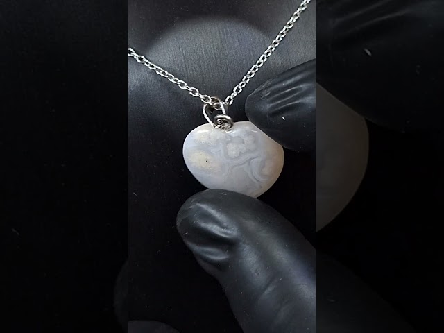 تعليقة اكسسوار حجر عقيق ورد الربيع طبيعي على شكل ق...