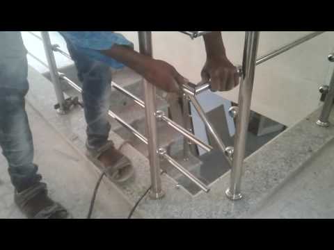 Stainless steel balcony railing