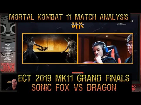 MATCH ANALYSIS - MK 11 GRAND FINALS ECT 2019 - SONIC FOX VS DRAGON
