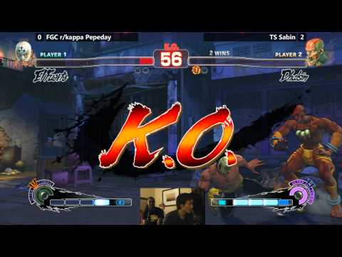 USF4 @ TFC Salty Suite - pepeday (El Fuerte) vs TS Sabin (Dhalsim)