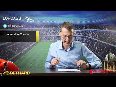 Speltips: Arsenal - Chelsea & Real Madrid - Sevilla 19/1