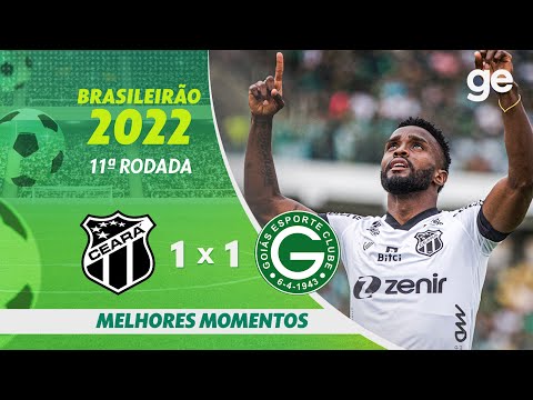 Gols e lances de Goiás x Ceará