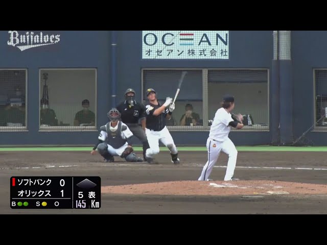 【ファーム】どこまで飛んだ!? ホークス・リチャード 同点に追いつく超特大のソロホームラン!! 2020/10/7 B-H（ファーム）