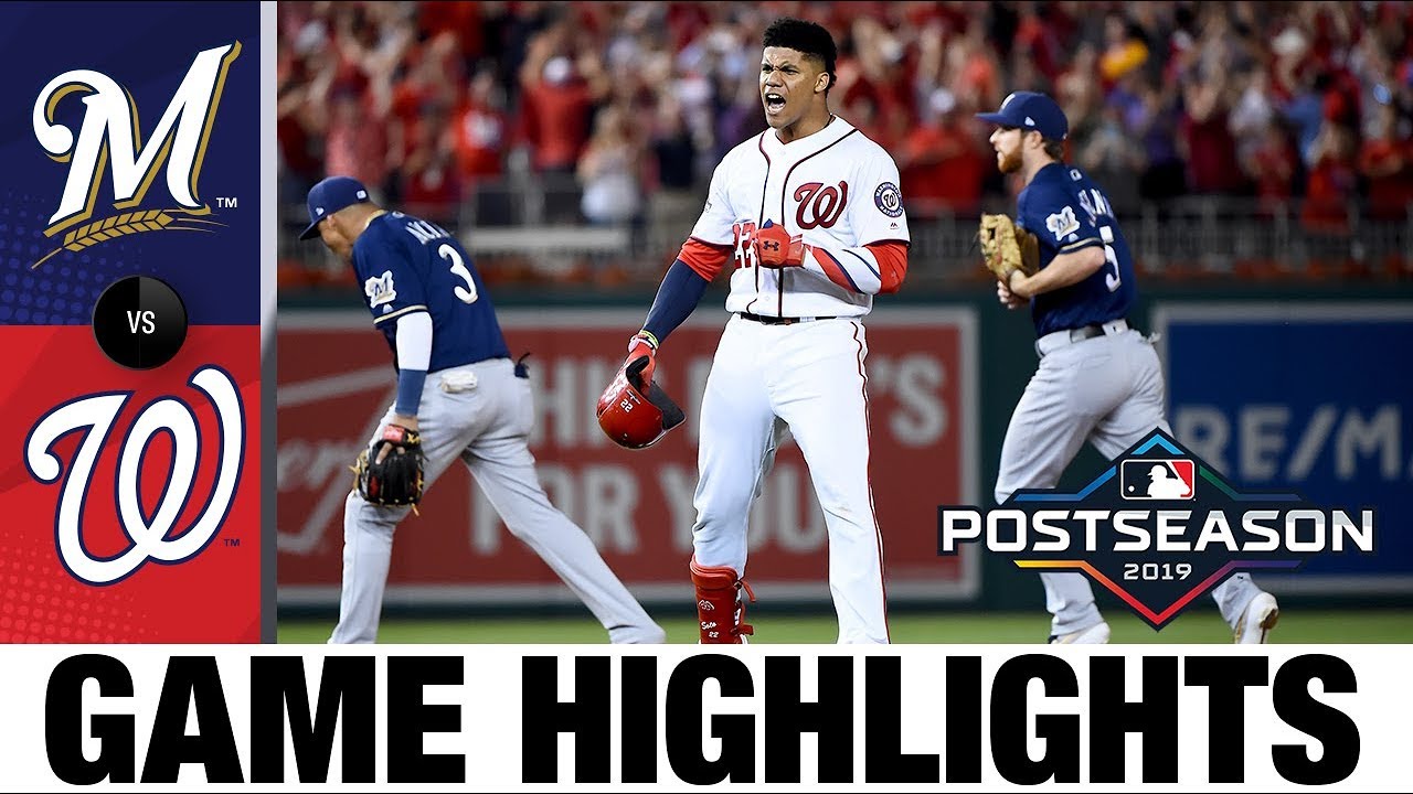 Juan Soto's clutch hit in the 8th lifts Nationals | NL Wild Card Highlights 10/1/19