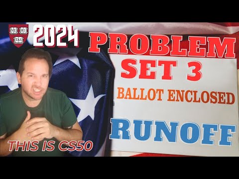 CS50 Runoff Solution - Week 3 Lab  - Runoff Solution 2024. (Beginners Guide)