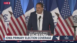 Watch: GOP Chair Jeff Kaufmann celebrates Ashley Hinson's Senate primary victory
