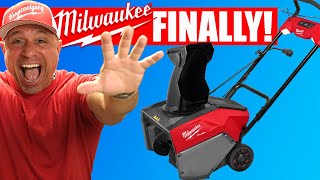 M18 Snowblower - Milwaukee Tool Finally Does it!