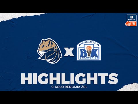 HIGHLIGHTS 9. kolo RENOMIA ŽBL: Levhartice Chomutov - BK Strakonice 68:44