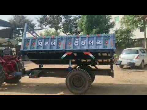 Three side tipping trolley - viral trailer