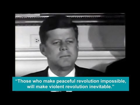 Kennedy on Peaceful Revolution 1962
