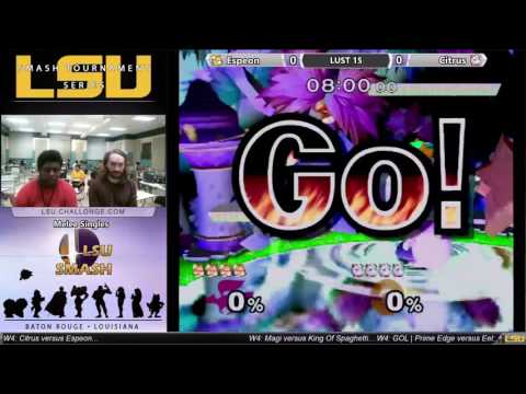 LUST 15 Melee Singles - Espeon (Fox) vs Citrus (Puff)