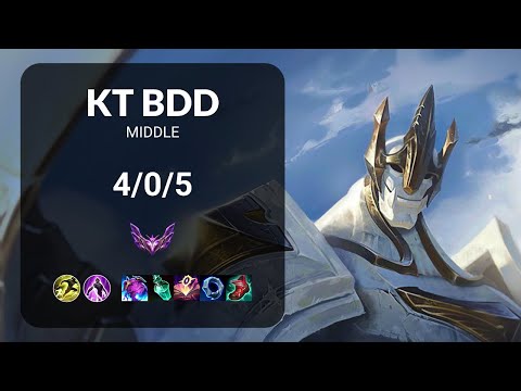 KT Bdd Galio vs LeBlanc MIDDLE - KR MASTER Patch 15.3