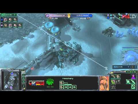IeSF 2013 World Championship - SC2 - Sweden (MaddeLisk) vs France (Akane) -match#3