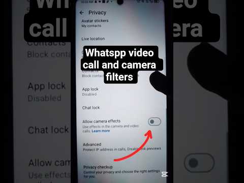 how to on WhatsApp filters for camera and video call #shortsviral #tech #shortvideo #whatsapp