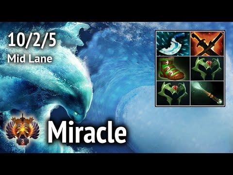 Miracle Liquid Morphling Mid Lane. Full game. Dota 2