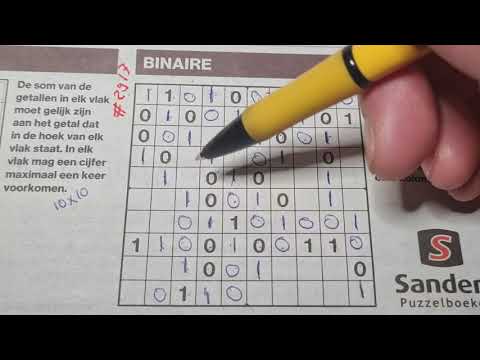 Three times is a charm! (#2917) Binary Sudoku. 06-09-2021 part 1 of 3