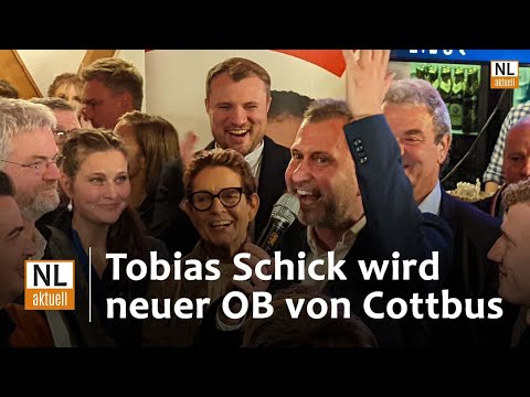 Cottbus wählt Tobias Schick zum neuen Oberbürgermeister |  Erste Reaktion nach Sieg in Stichwahl