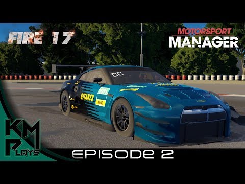 Lets Play Motorsport Manager Modded FIRE Mod S3 E2 Nissan GTR MM FIRE 17
