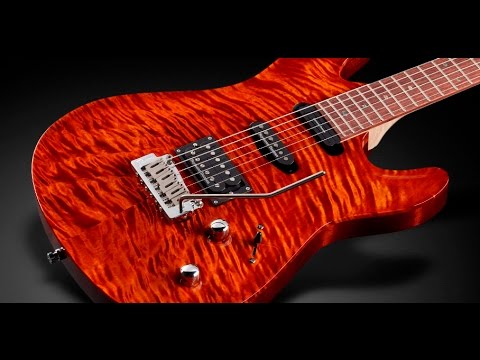 Framus Custom Shop Masterbuilt - Diablo Supreme X Amber Transparent High Polish