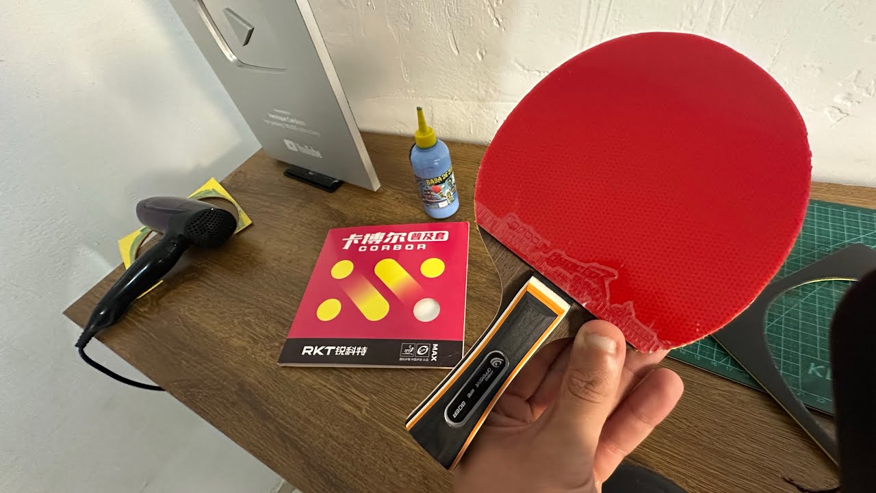 Assembling a Top Table Tennis Racket 🏓🚀