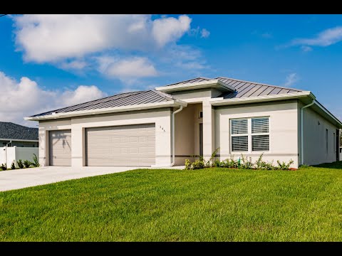 Corner Lot Gem with 3-Car Garage in Cape Coral – Upgraded Finishes & Flexible Living Space! property video