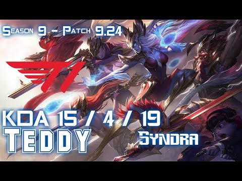T1 Teddy SYNDRA vs LUCIAN Bot - Patch 9.24 KR Ranked